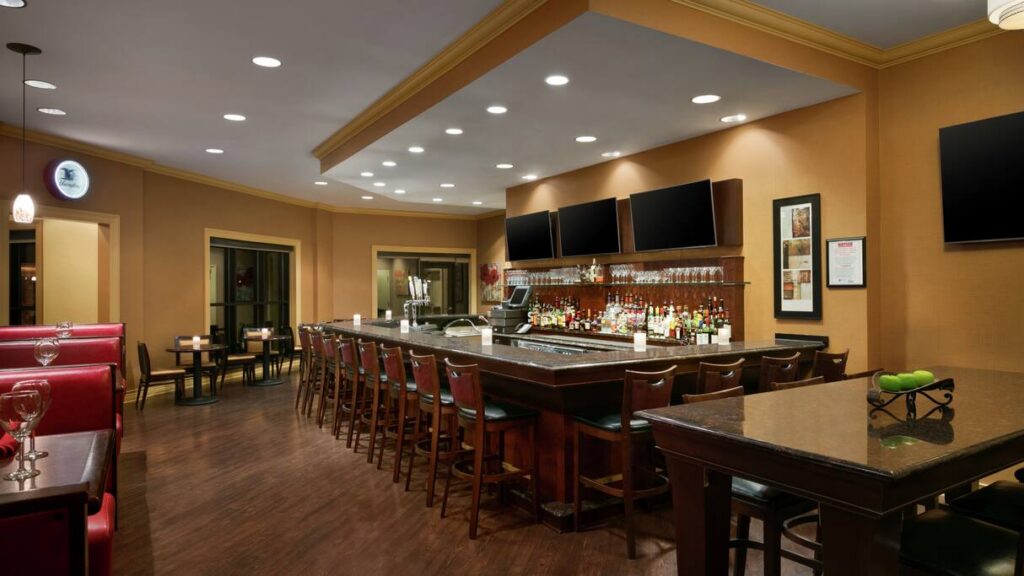 Cafe 24 Bar Area Doubletree Lancaster Pennsylvania