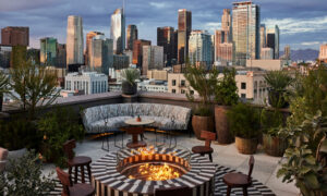 Firepit - Proper Hotel Downtown LA - Holidays to California