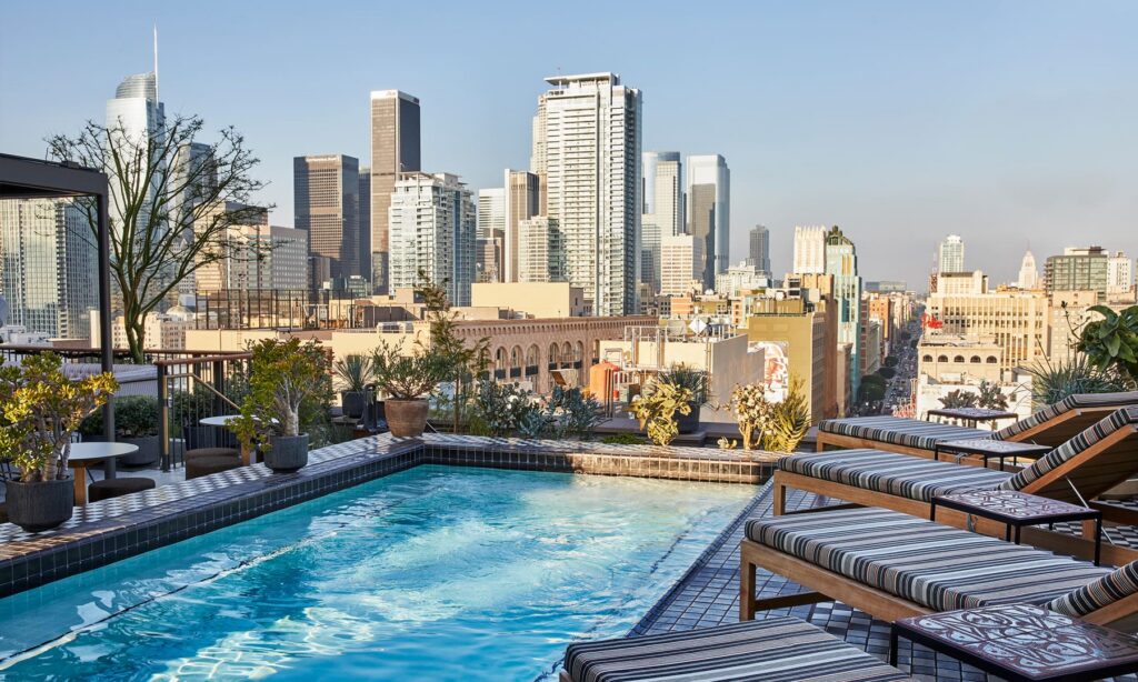 Pool - Proper Hotel Downtown LA - Holidays to California