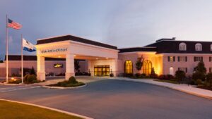 Exterior at Night Doubletree Lancaster Pennsylvania