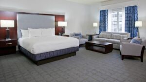 King Deluxe Room Hilton Scranton Pennsylvania