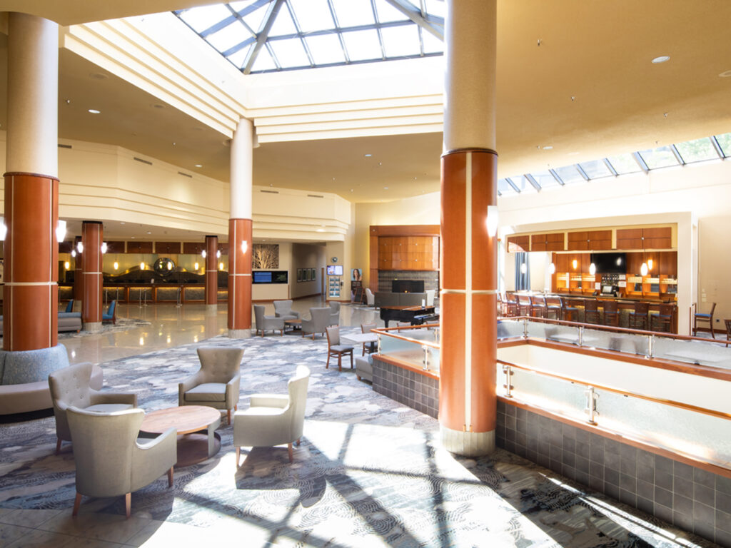 Lobby at the Grand Traverse Resort - Holidays to Michigan