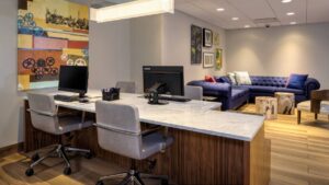 Business centre, doubletree by hilton pittsburgh downtown, pennsylvania