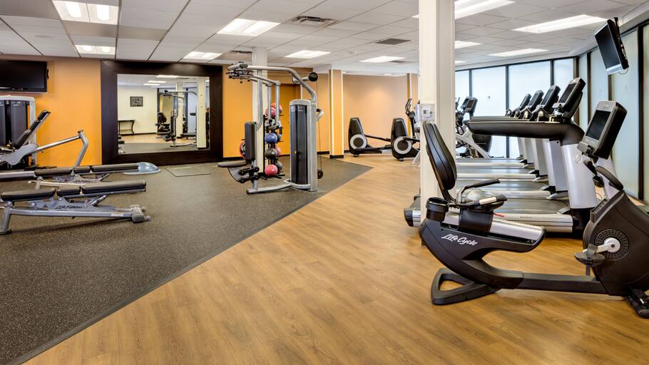 Fitness centre, doubletree by hilton pittsburgh downtown, pennsylvania