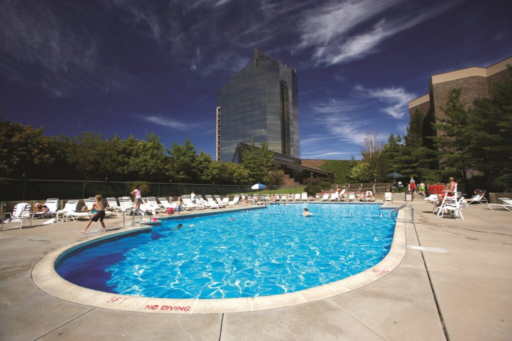 Outdoor Pool at the Grand Traverse Resort - Holidays to Michigan