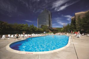 Outdoor Pool at the Grand Traverse Resort - Holidays to Michigan