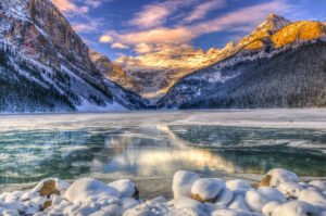 Lake Louise in Winter, Holidays to Alberta
