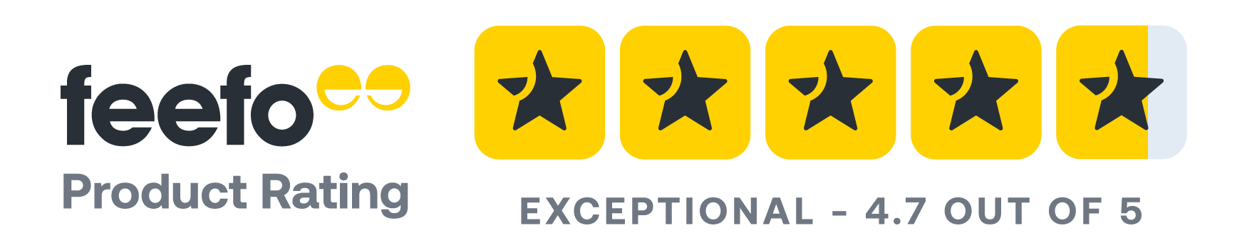 Feefo Exceptional Rating