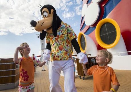 Disney Cruise Magic Goofy onboard